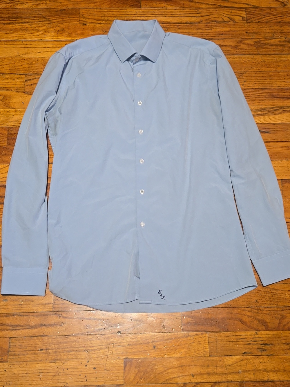State & Liberty Shirt Mens XL Blue Commuter Stretch Performance Office